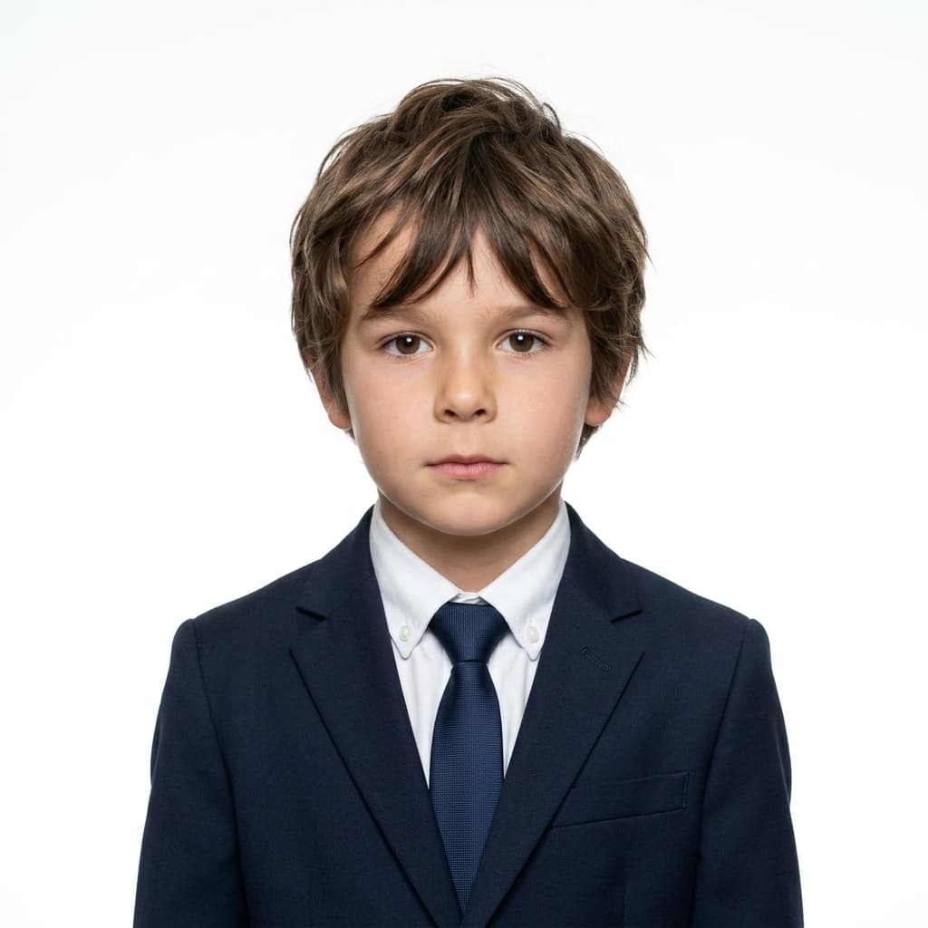 Passport photo transformation 5 - After