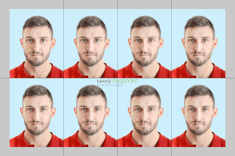 Jamaica Passport for people with grey/white hair sample photo