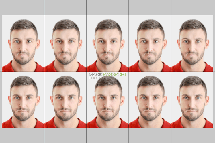 Ukraine Visa sample photo