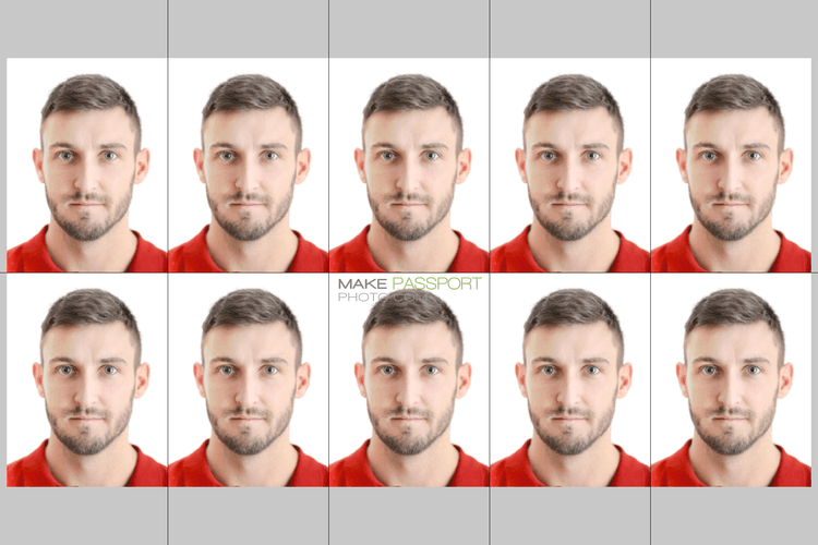 China Visa online sample photo