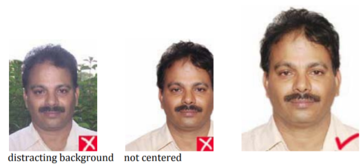 how to take a passport photo at home