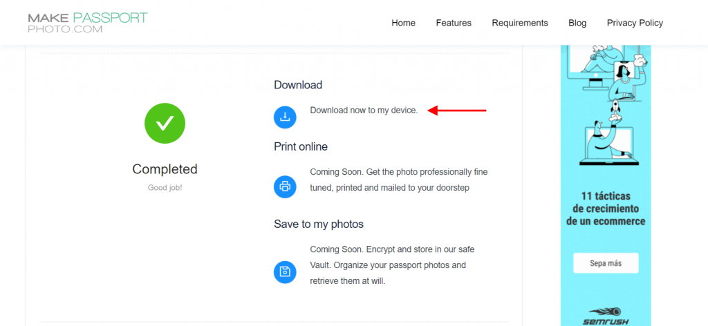 download application photo