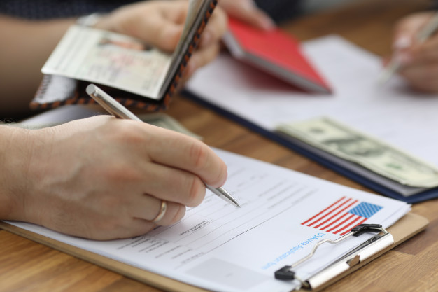 Sending passport applicatiom